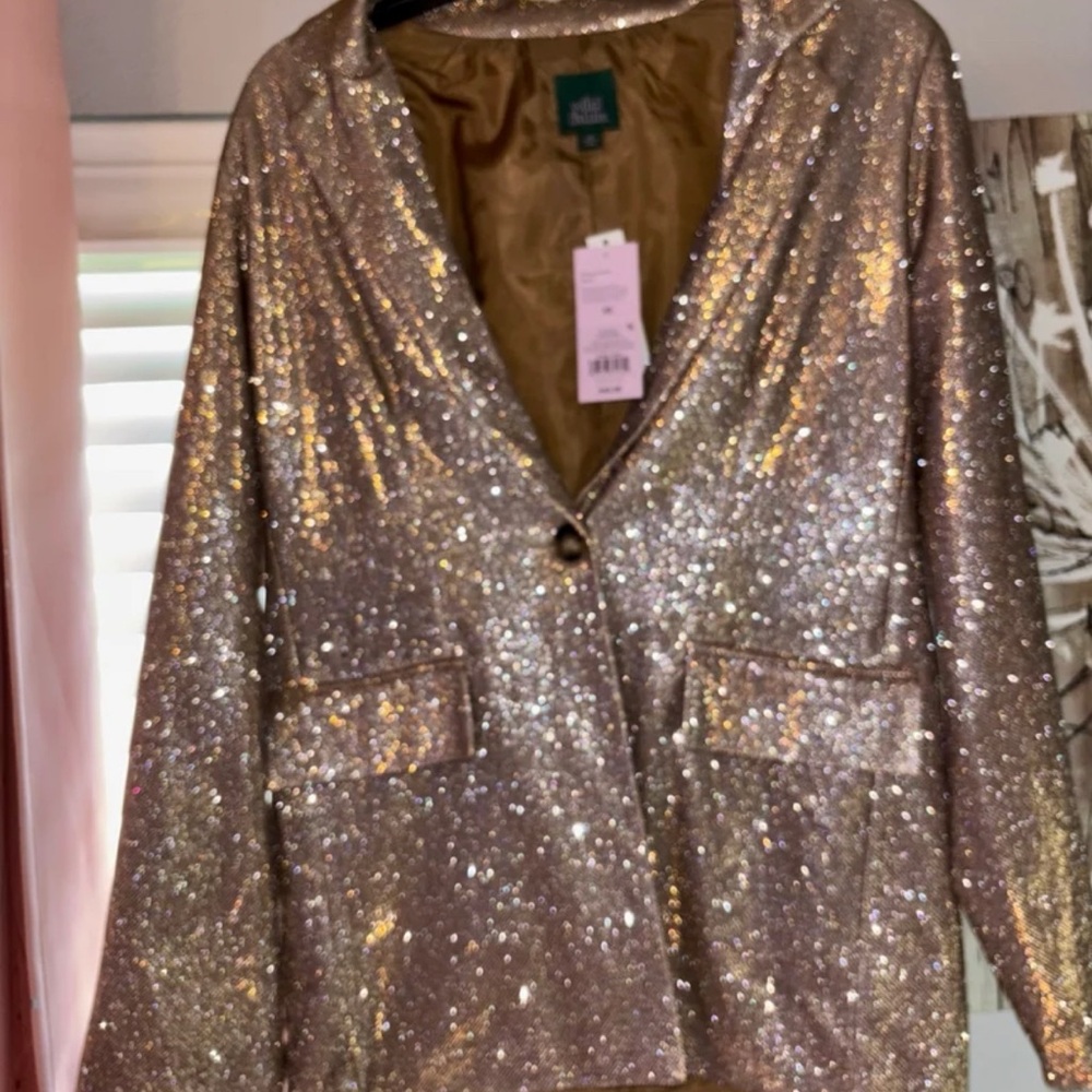 Wild Fable Gold Sequin Jacket
